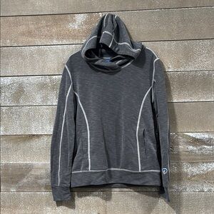 KUHL grey girls moongazer hoodie size 10